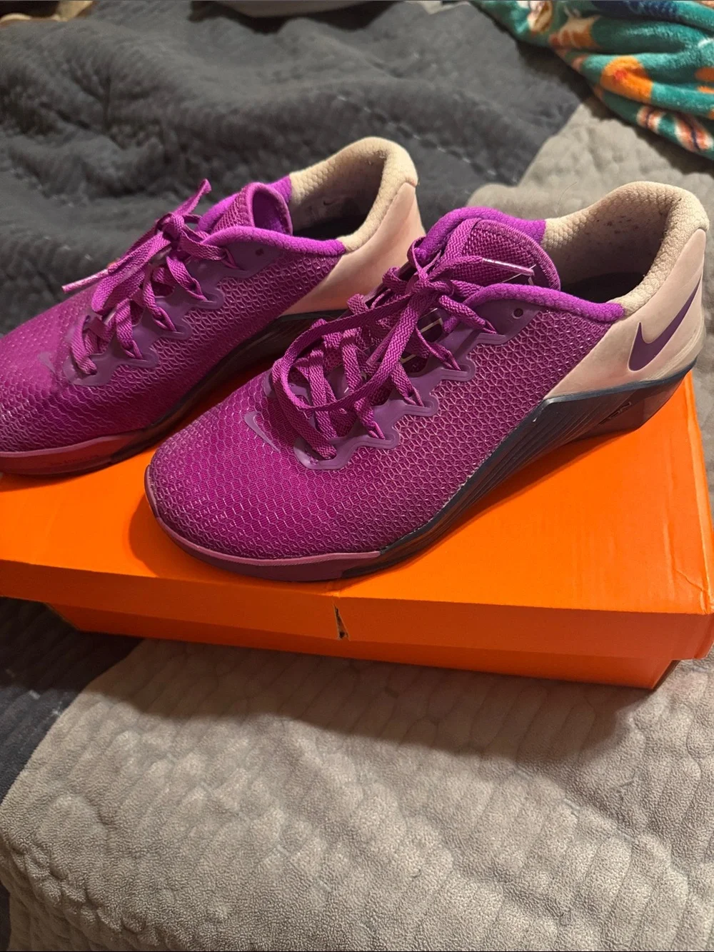 Nike Metcon 5 Women's Bright Purple Mesh Trainers